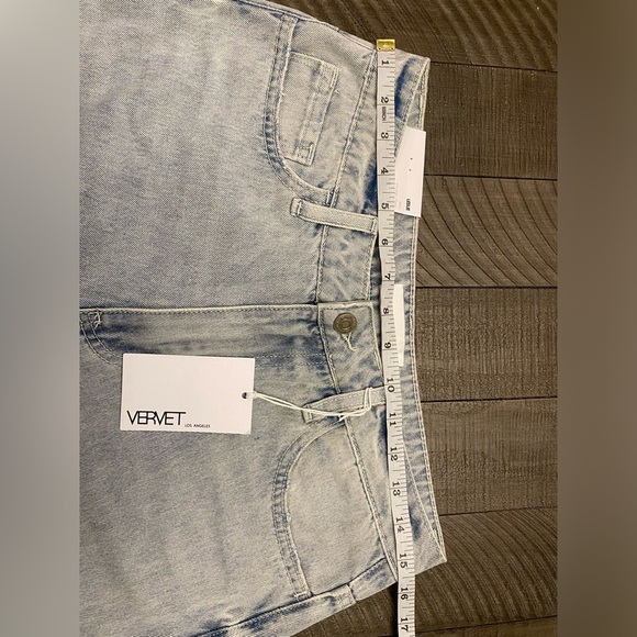 Vervet Leslie 90s vintage flare distressed bleached jeans - Picture 6 of 9